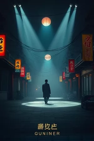 《无声证词》海报中的卷宗与放大镜