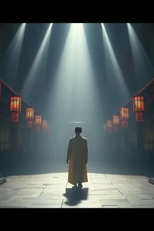 《蓝调追踪》海报中的雨夜车灯